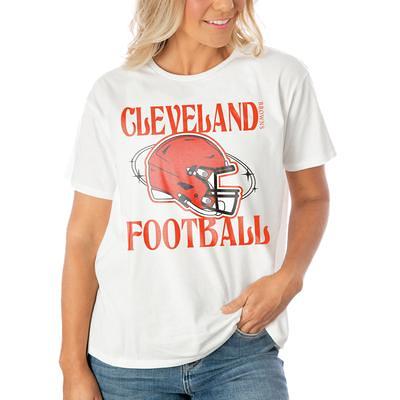 Men's New Era Cream Cleveland Browns 2023 NFL Draft Big & Tall T-Shirt