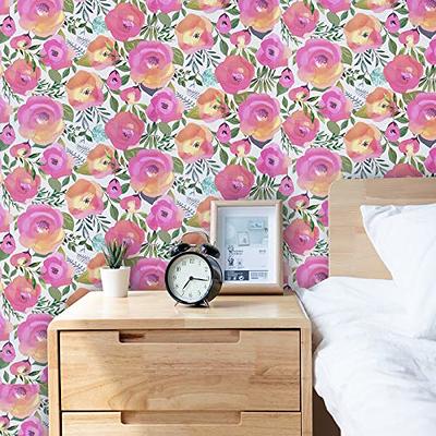 Pink Self Adhesive Wallpaper Shelf Drawer Liner Vinyl Film DIY Wall Sticker  Living room Bedroom Decorate