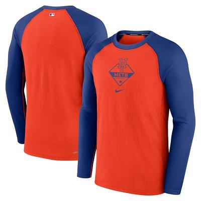 Men's Atlanta Braves Nike Navy/Red Authentic Collection Pregame Performance  Raglan Pullover Sweatshirt