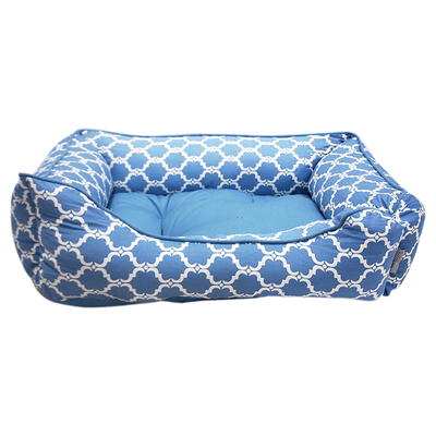 SnooZZy Chevron Chenille Bumper Dog Bed