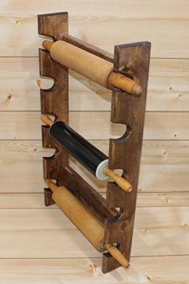 Rolling Pin Rack With Three Slots Multiple Rolling Pin Rack Rolling Pin  Holder Rolling Pin Storage 3 Rolling Pin Rack 