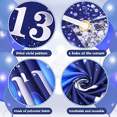  Navy Blue 13th Birthday Decorations for Boys and Girls