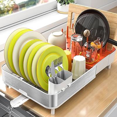 Sakugi Sink Drying Rack Expandable - Stainless Steel Dish Drying Rack