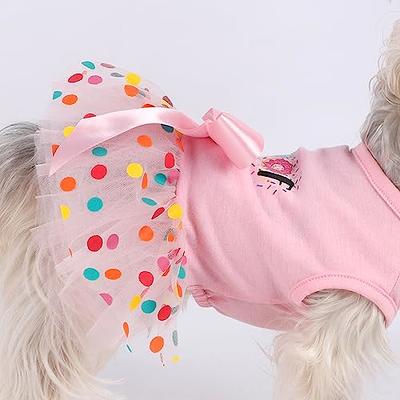 Dog Dress Girl Dog Birthday Outfit Puppy Clothes Female Princess