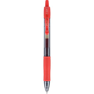 Pilot G2 Premium Gel Ink Pens, Fine Point (0.7mm), Red, 10-Count - Yahoo  Shopping