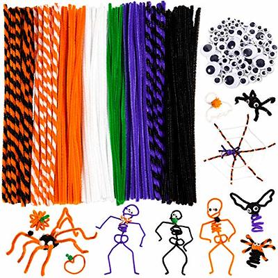  Pipe Cleaners 200 Pieces Chenille Stems Black White for DIY Art  Decorations Creative Craft (6 mm x 12 Inch) : Arts, Crafts & Sewing