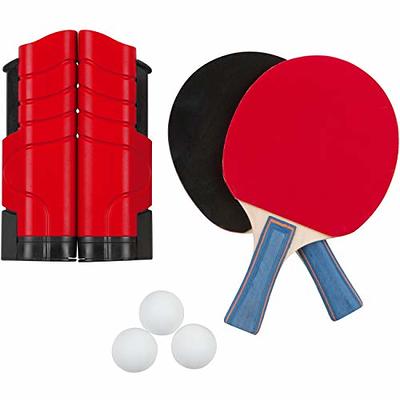 Trademark Innovations Portable & Lightweight Ping Pong Game Set (Red) -  Yahoo Shopping