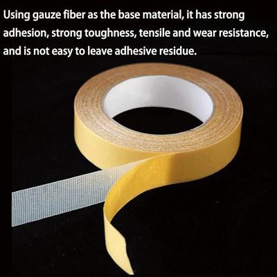  DOITOOL 5 Rolls Double Sided Cloth Tape Yellow Tape