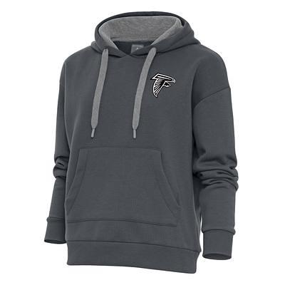 Men's Antigua Black Atlanta Falcons Victory Pullover Hoodie Size: Small