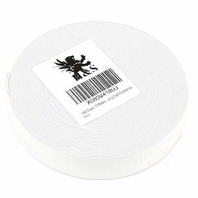 Elastic Beading Cord, 1 mm, White, 250 M, 1 Roll