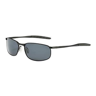 ZHILE Polarized Sunglasses for Men, 8-base Curve Wrap Metal Frame