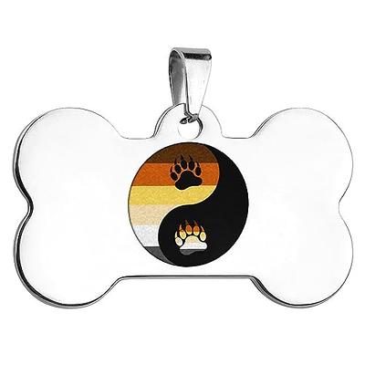  Funny Dog Tag Collar Cat Pet Id Tags for Dogs Engraved  Stainless Steel I Got Lost Prowling Have Your People Call My Puppy Lover,  Black : Pet Supplies