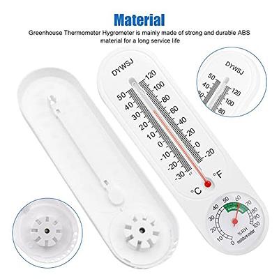 Outdoor/Indoor Thermometer Hygrometer Humidity Meter Thermometers  Temperature Humidity Gauge Meter with Celsius/Fahrenheit (℃/℉) for Patio  Field Cellar Garden Humidors Greenhouse - Yahoo Shopping