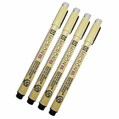 6-Pack Pigma Micron Pens - Assorted, Black