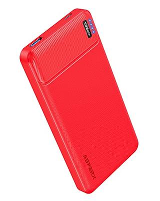 KaruSale Power Bank - Portable Charger 30000mAh Fast Charge 22.5W Powerbank  Large Capacity QC3.0 Fast Charger 2 Output LCD External Battery Pack  Compatible with iPhone and Samsung (Black & Red 2024) : Cell Phones  