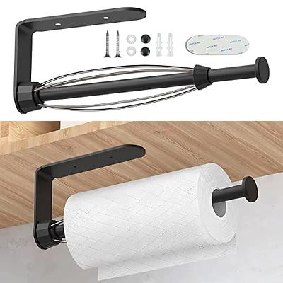 Tioncy 2 Pack Wall Mount Paper Towel Holder with Lid Solid Wood Paper Towel  Dispenser for Home and Commercial Wall Mount or Countertop for Multifold C
