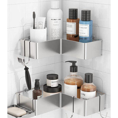 Bathroom Shelf Space Aluminum Towel Rack Toilet Bathroom Gargle Stand  Toilet Wall Hanging - Yahoo Shopping