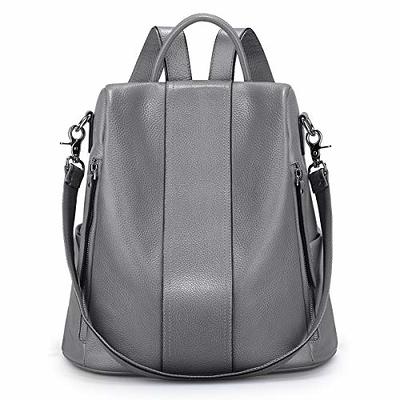 Fashion Casual Genuine Leather Backpack Simple Travel Soft - Temu