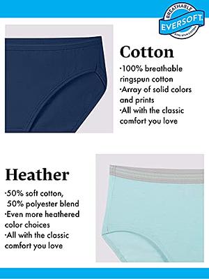 Plus Size Women's Cotton 3-Pack Color Block Full-Cut Brief by