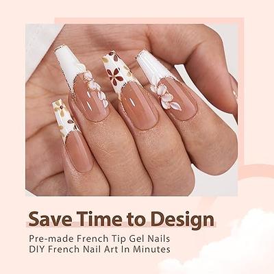 Saviland Gel x Nail Kit No Need File,Soft Gel Tips Nail Tip and Glue Gel