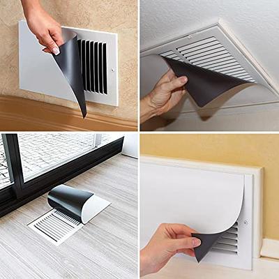 6 Pack Magnetic Vent Covers, Strong Vent Covers 5.5 X 12inch High Strength  Magnetic Vent Cover for Floor Wall and Ceiling Registers Home HVAC and AC