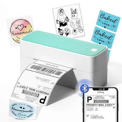 Bluetooth Thermal Label Printer – Wireless Printer No Ink 4x6 Shipping  Desktop Printer for Small Business, Compatible with Android iPhone iPad PC