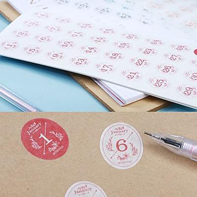 Planner Number Stickers