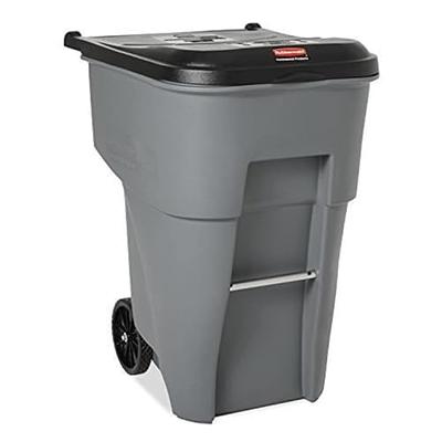 Rubbermaid Commercial Products Brute Rollout Plastic Trash/Garbage