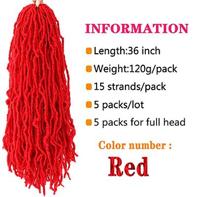 Ombre Box Braid Crochet Hair Waist-Length 30 Inch 7 Packs Medium Size  Synthetic Pre-looped Long Crochet Braids Hair Extensions For Women