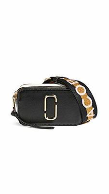 Marc Jacobs Small Snapshot Camera Bag Purse - New Black Multi