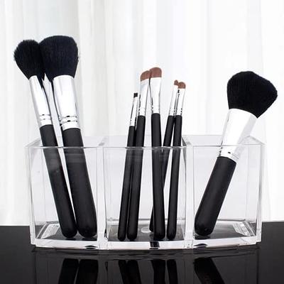 BE-TOOL Acrylic Clear Pencil Holder Make-up Brush Holder for