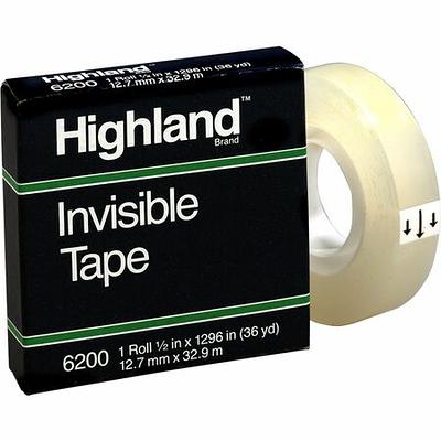 Scotch® Removable Magic™ Tape 811, 1/2 in x 36 yd (12.7 mm x 32.9 m)