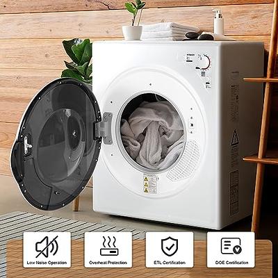  Compact Laundry Dryer, ROCSUMOO 110V Electric Compact