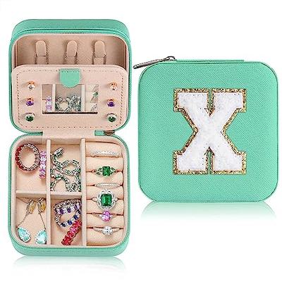 Parima Travel Jewelry Case, Jewelry Organizer Box Small Jewelry Travel Case  Jewelry Boxes for Women Travel Mini Jewelry Case Travel Jewelry Case Small Jewelry  Case Initial S - Yahoo Shopping