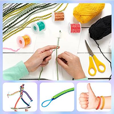 Plastic Lanyard String Making,Gimp String Kit for Kids Crafts,24