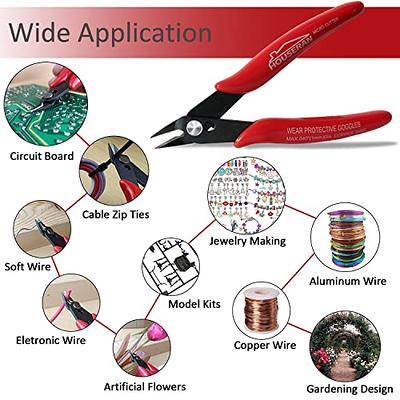 170 Wire Cutters Flush Cutter Pliers Set Dikes Wire Cutter for Crafts