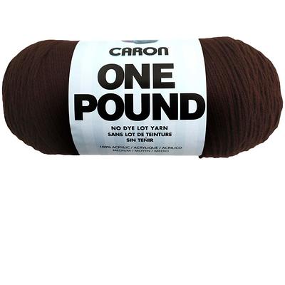 Caron One Pound Yarn 16 oz Gauge 4 Medium 100% Acrylic Color Espresso