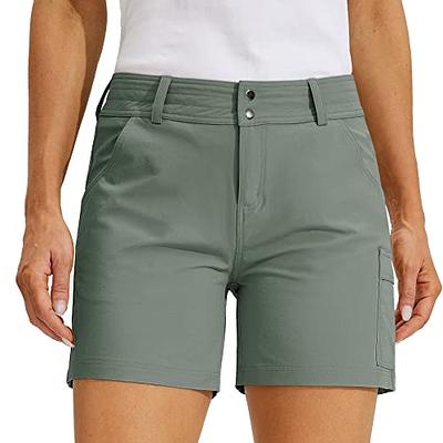  Cakulo Women's Hiking Cargo Shorts 6 Quick Dry Plus