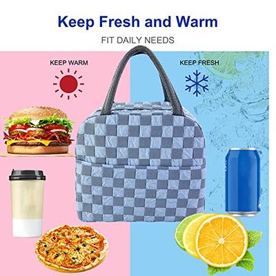 Mziart Cute Lunch Bag for Women Men, Aesthetic Lunch Bag Reusable Insulated  Lunch Tote Bag Kawaii Lunch Box Container Waterproof Lunch Cooler Bag for  Work Office Travel Picnic (Blue) - Yahoo Shopping