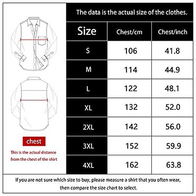 Dubinik®Mens Flannel Shirts Long Sleeve Flannel Shirt for Men