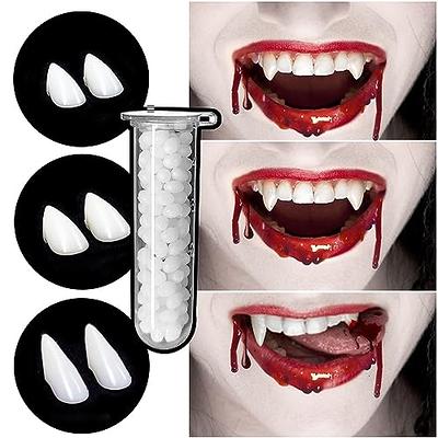 1x Vampire Teeth Fake Fangs For Halloween Party Cosplay Kids Adult