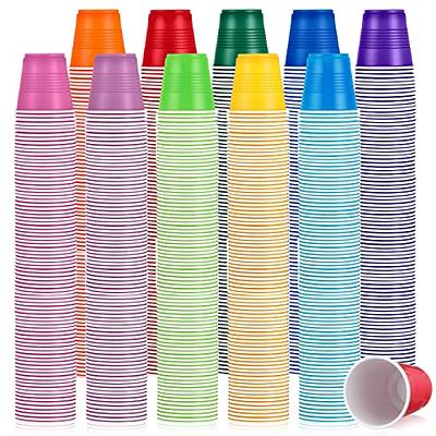 1000 Plastic Shot Glasses - 2 Oz Disposable Cups - 2 Ounce Shot