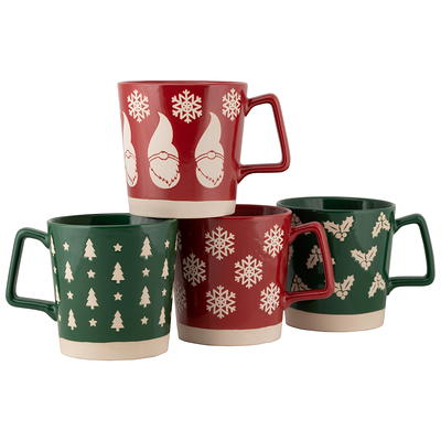 20 Oz Ceramic Coffee Mug - Set of 4