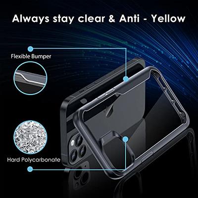 SPIDERCASE Designed for iPhone 14 Pro Max Case, with Built-in Tempered  Glass Screen & Camera Lens Protector [12FT Military Dropproof