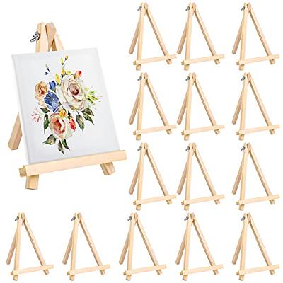 Meeden 12 Pack 12 Inch Tabletop Easels, Small Beech Wood Display Easel,  Easel Stand For Painting,Tripod, Painting Party Easel, Kids Student Desktop  Easel For Painting, Portable Canvas,Sign Holder
