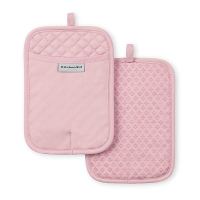 KitchenAid Albany Cotton Dried Rose Mini Oven Mitt Set (2-Pack)