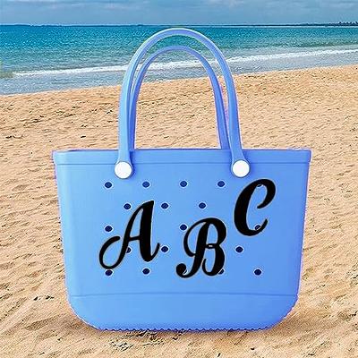 fiintrwa Rubber Beach Bag Accessories Charms for Women Rubber Totes Inserts  Charms Decoration for Bogg Bag Accessories