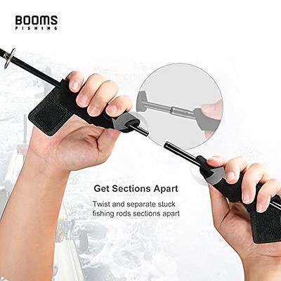 Booms fishing rs3 lure fishing rod holder belt strap with rod tie