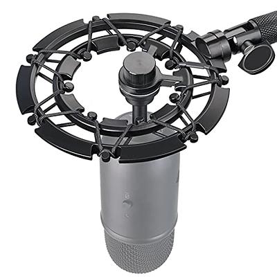 SUNMON Q2U USB/XLR Microphone Shock Mount Holder for Reduces Vibration and  Noise, Suitable for Samson Q2U USB/XLR Dynamic Mic