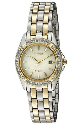 Louisville Cardinals Citizen Eco-Drive Two-Tone Watch - Silver/Gold